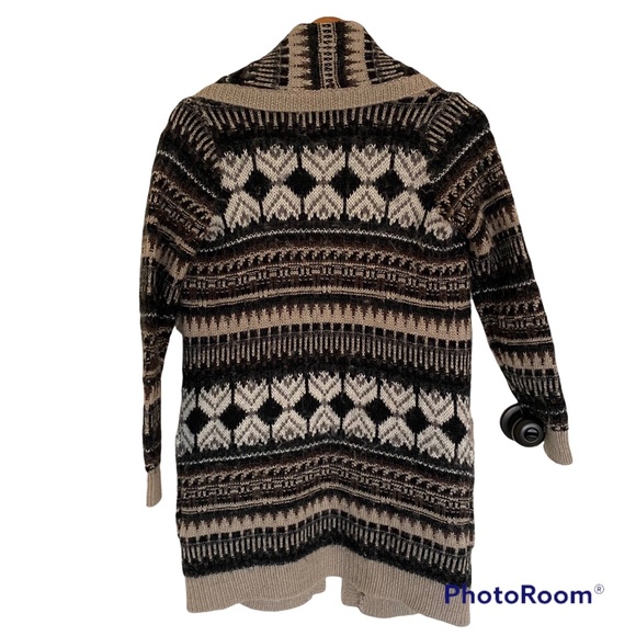 Cynthia Rowley Knit Fair Isle Cardigan, Size Small - Picture 3 of 6